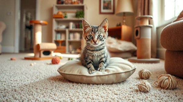Comprendre et accompagner la socialisation d'un chaton de 3 mois